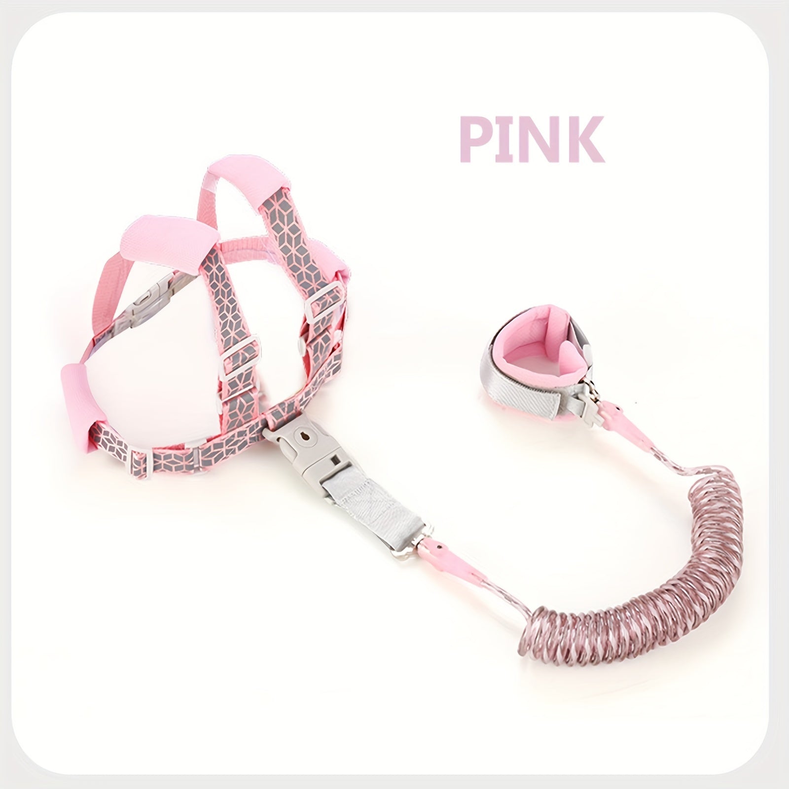 Child Safety Harness for Toddlers 1-5 Years Reflective Wrist Leash with Safety Lock