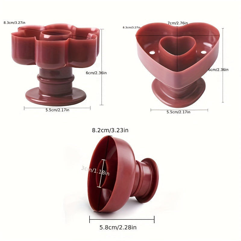 Festive Donut Pan Set Durable ABS Plastic Doughnut Maker for Baking Holidays