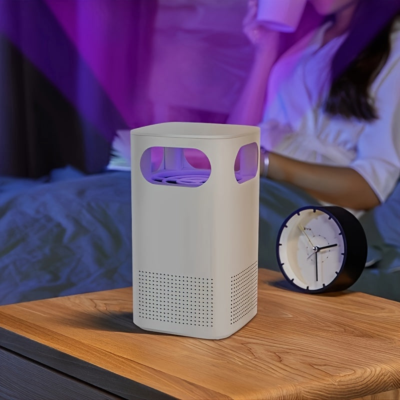 USB Powered Air Purifier for Office and Bedroom Deodorizing Smoke Odors Purple Light