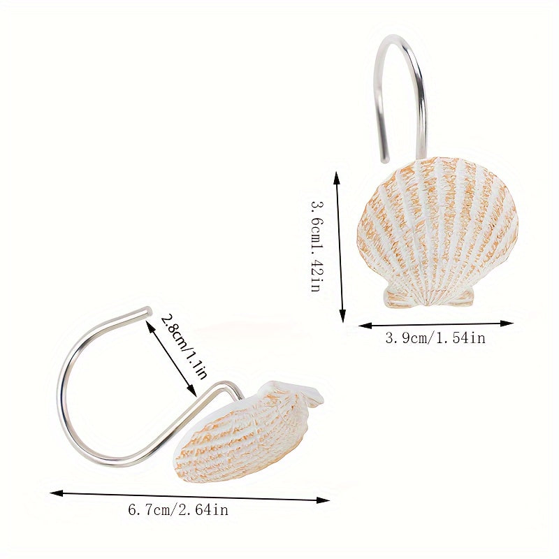 12 dona plyaj shell hammom uchun qulf va bezak uchun qulf