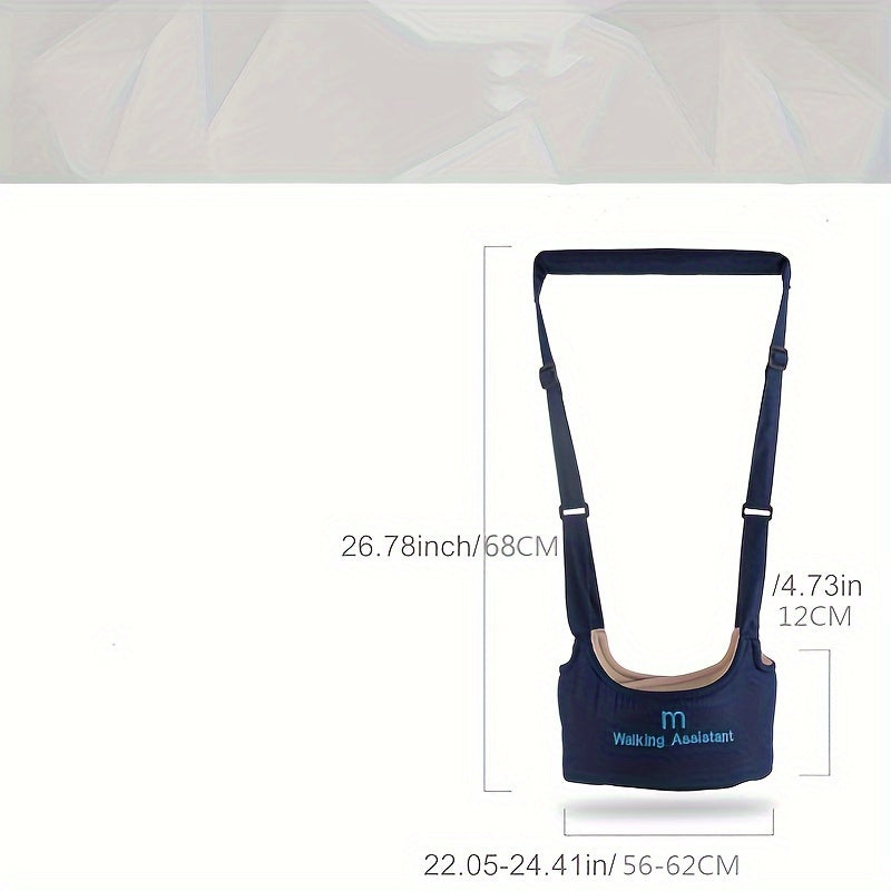 Регулируемый детский ходунки предлагает безопасный и удобный способ для вашего младенца или малыша учиться ходить. Этот ручной помощник для ходьбы оснащен дышащим сетчатым жилетом и подходит для детей в возрасте от 0 до 3 лет. Он доступен в