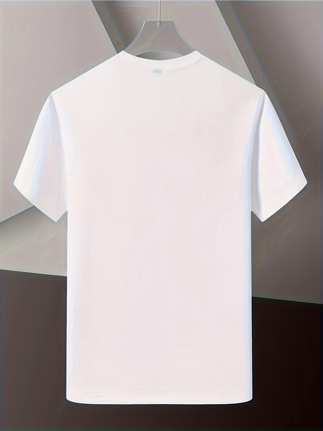 Camiseta de algodón de manga corta para hombre, casual, verano transpirable, cuello redondo para vacaciones