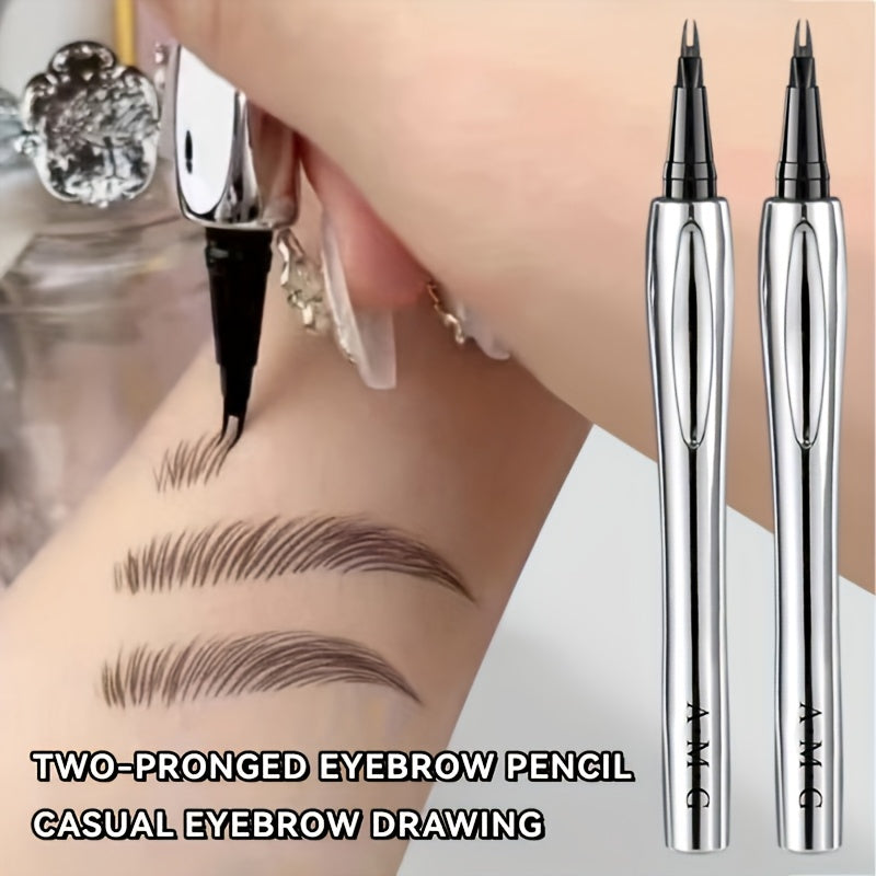 Dual-Ended Waterproof Eyebrow Pencil for All Skin Types