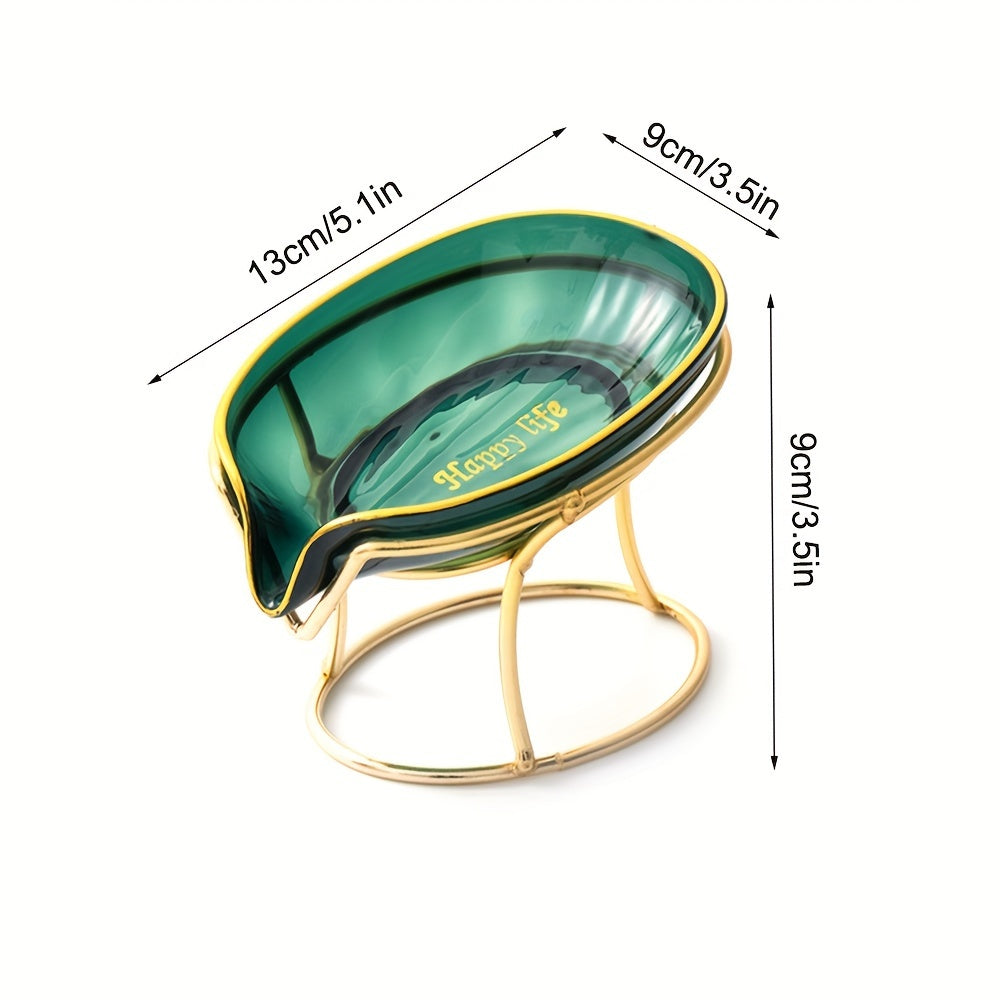 Dispensador de jabón de hierro forjado con desagüe para lavabo de baño o cocina