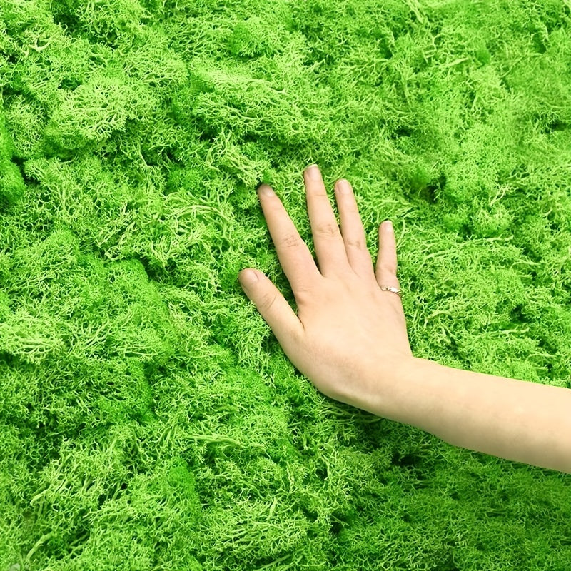 30g Green Faux Moss Grass for Home Decor DIY Crafts and Garden Accents