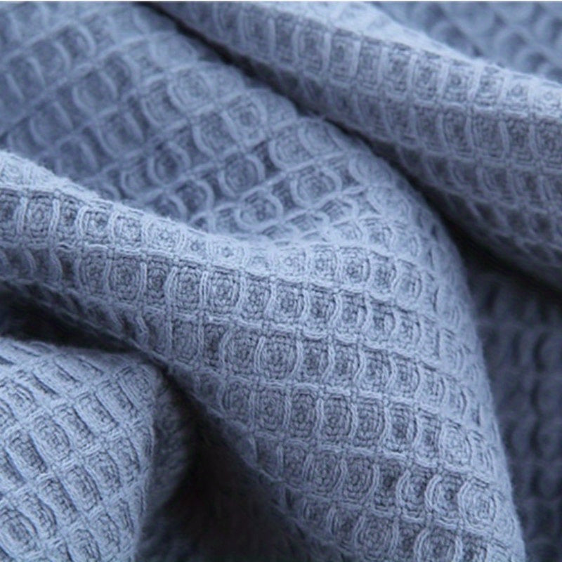 Cozy Waffle Blanket for All Seasons Soft Warm Bed Sofa Office Gift