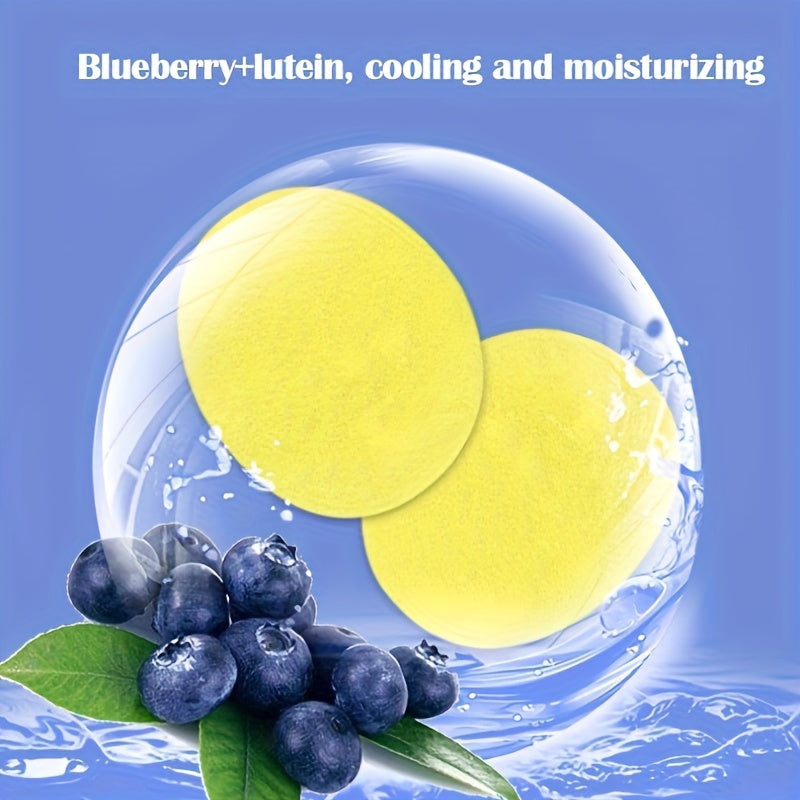 Blueberry Leaf Eye Mask for Dry Eyes Sleep Relaxation Alcohol Free