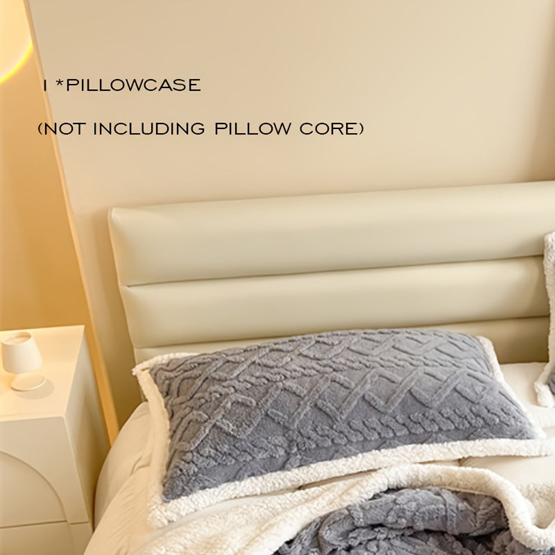 Double-Sided Taffeta Blanket Set with Matching Pillowcases for Winter Sofa Bed Living Room