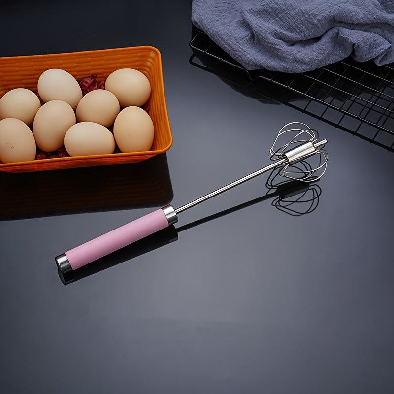 Stainless Steel Hand Egg Whisk for Effortless Beating and Stirring