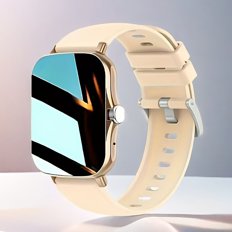 Унисекс смарт-часы с беспроводными звонками, сообщениями, шагомером и фитнес-трекером. Совместимы с iPhone и телефонами на Android. Идеальный подарок на день рождения для мужских друзей.