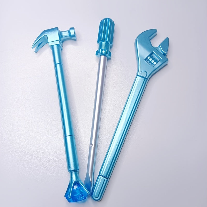 Набор из 3 или 10 инструментов, включая ключ, отвертку, молоток и шариковую ручку.