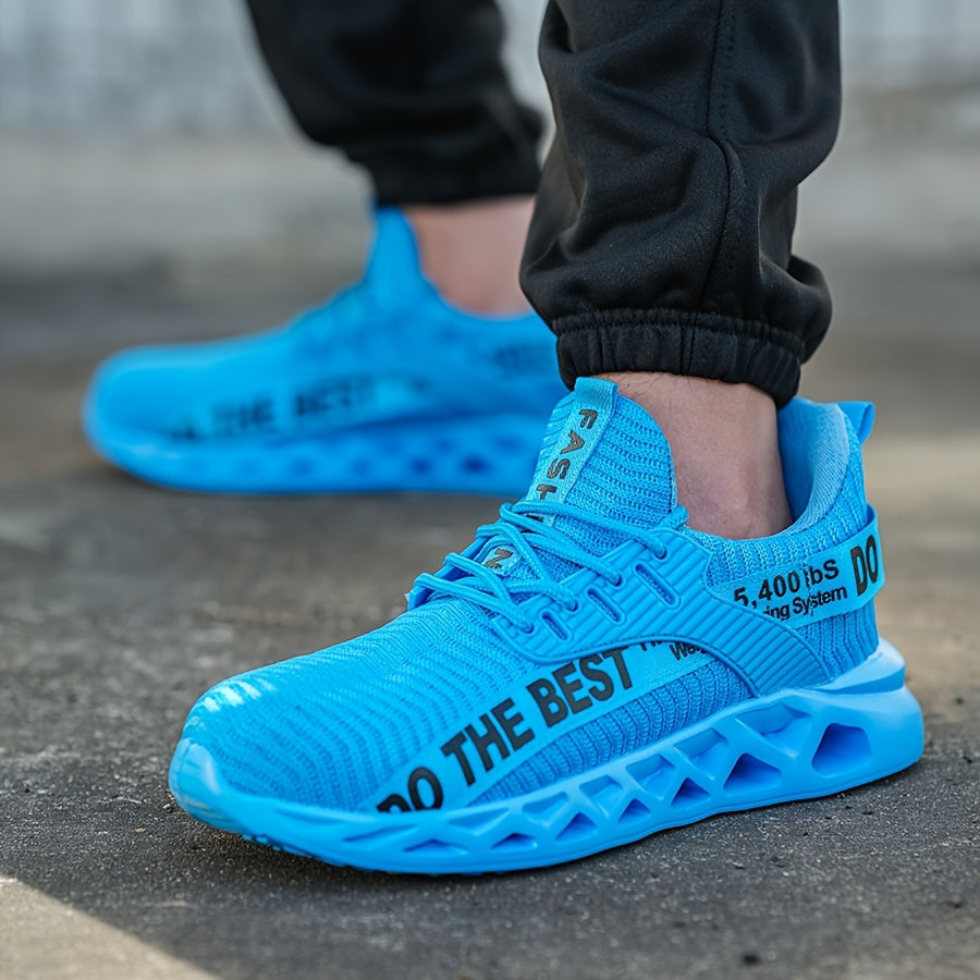 Women's Breathable Steel-Toe Safety Shoes Casual Sneakers Blue Anti-Puncture