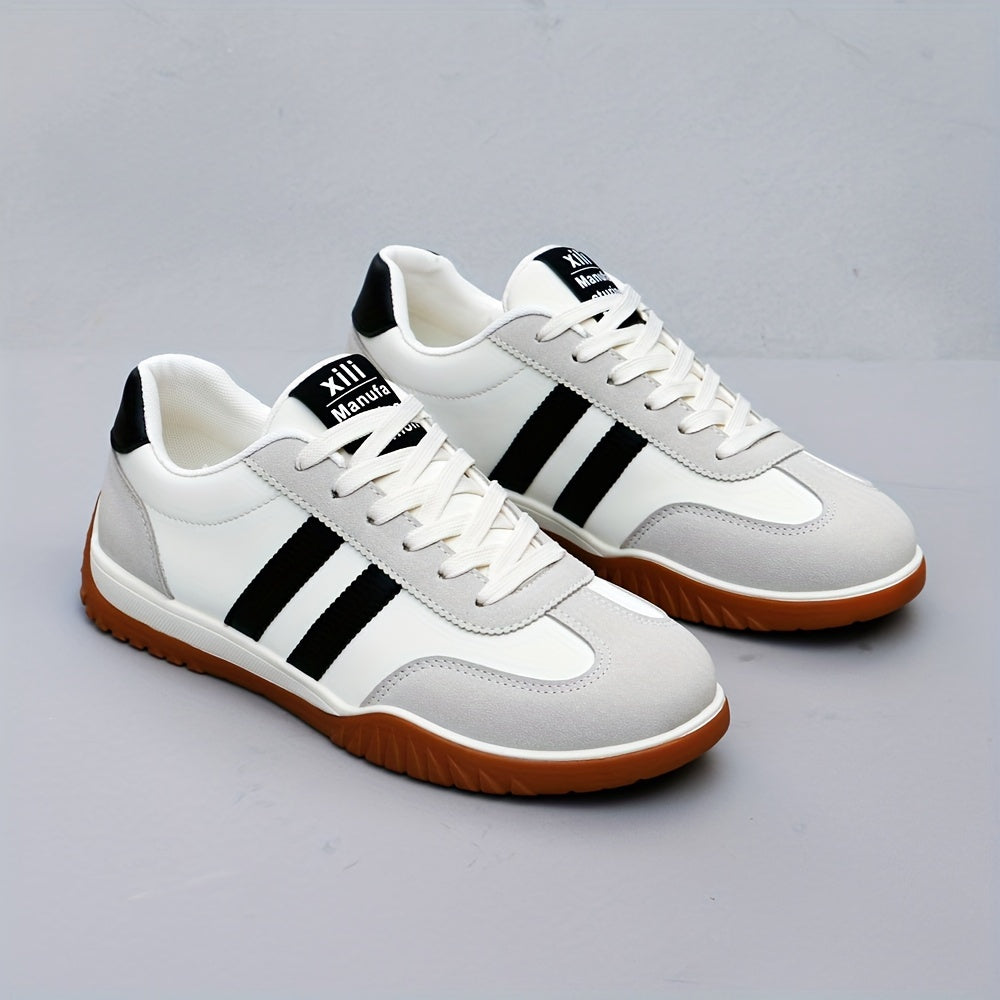 Men's Canvas Low Top Sneakers Casual Non-slip All-Season Shoes