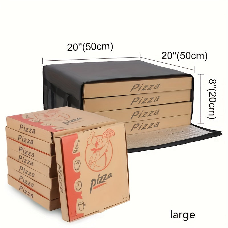Insulated Pizza Delivery Bag, Sturdy Eco-Friendly Lunch Carrier for Work and School