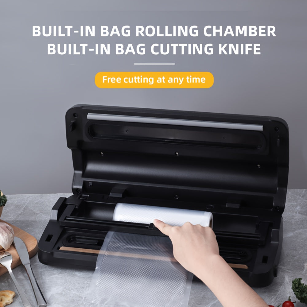 Европейский стандарт 220В вакуумный упаковщик для сухих и влажных продуктов, двухфункциональная упаковка, полностью автоматическая внешняя экстракция