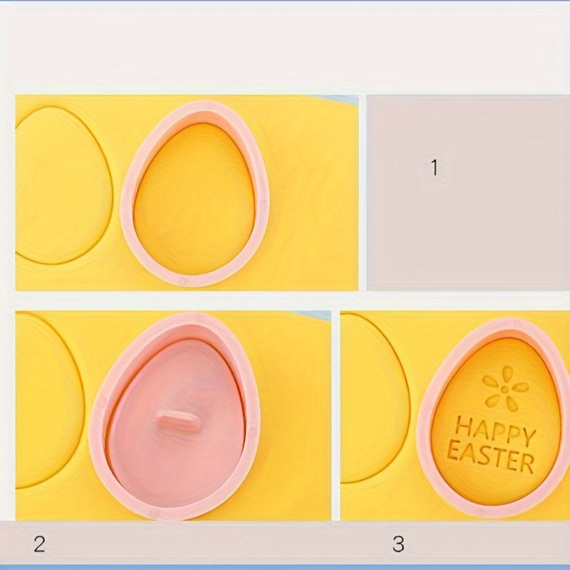 Easter Bunny Egg Resurrection Mold for Cookies, Cartoon 3D Sugar Baking Tool
