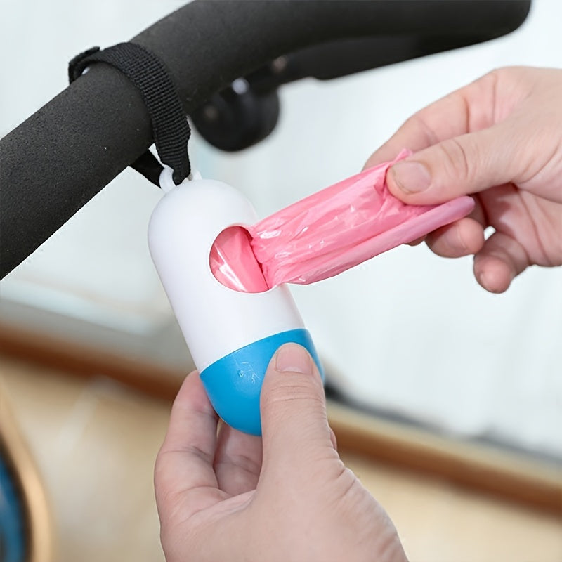20 ta portativ pampers chiqindilari sumkasi - yuqori sifatli PE materialdan tayyorlangan, aralash ranglarda - sayohat qilish va transportda olib yurish uchun mukammal