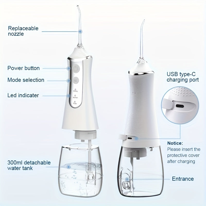 Cordless Portable Water Floss Oral Irrigator Dental Water Toothpick