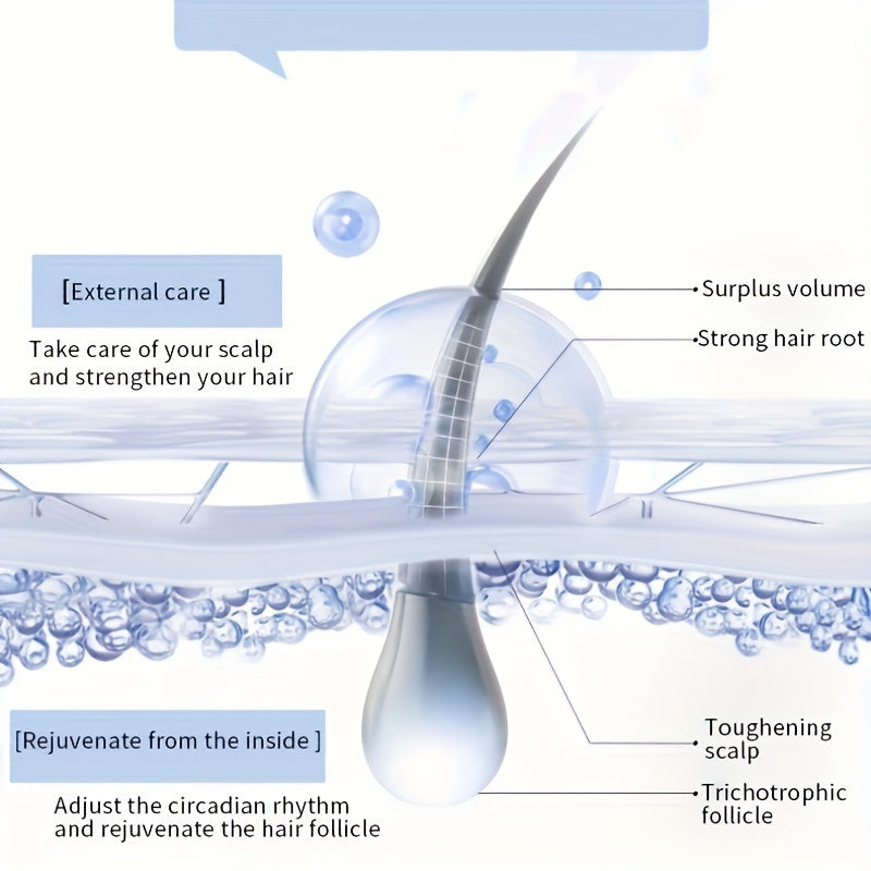 HairGenic USB qayta zaryadlanadigan elektr bosh massaj qiluvchi taroq - 400mAh litiy polimer batareyali vibratsiyali soch o'sishi vositasi, uyda foydalanish uchun portativ boshni bo'sashtirish qurilmasi, soch parvarishi sovg'asi