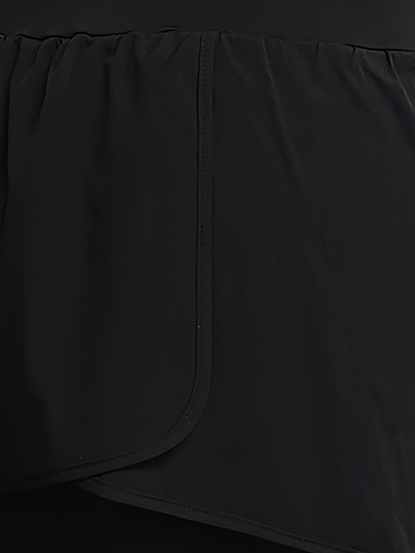 Ayollar uchun yoga shortlari, yuqori bel, kundalik, qora, S o'lcham