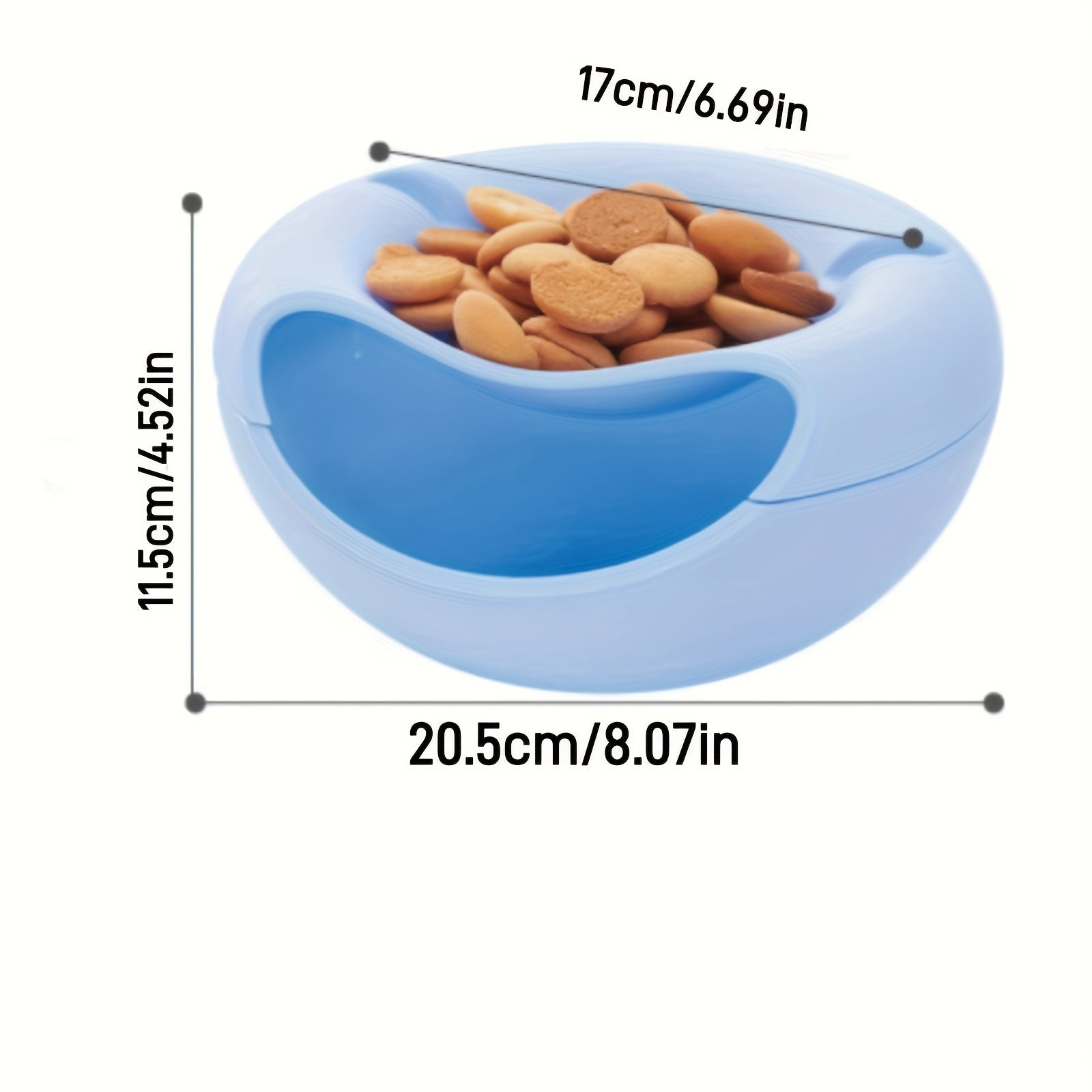 Caja de almacenamiento para semillas de girasol con doble capa desmontable y soporte para teléfono móvil