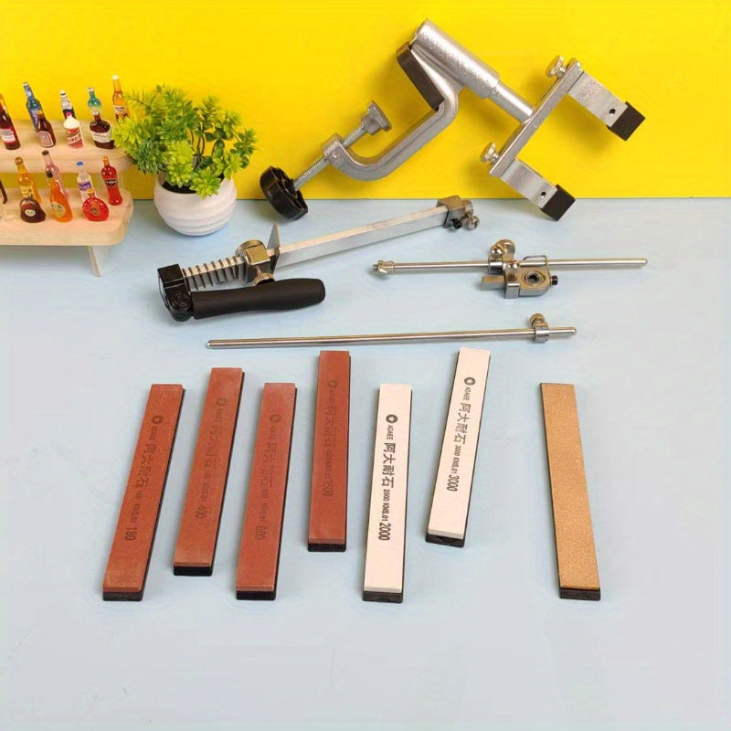 360-daraja aylanadigan va doimiy burchakda maydalash tizimiga ega oshxona asboblari uchun takomillashtirilgan silliqlash mashinasi.