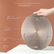 Turli xil pechlar va gaz plitalari uchun bitta bitta ro'za oltin zanglamaydigan po'latdan yasalgan issiqlik o'tkazuvchi plita. Ko'p funksiyali oshxona aksessuari.