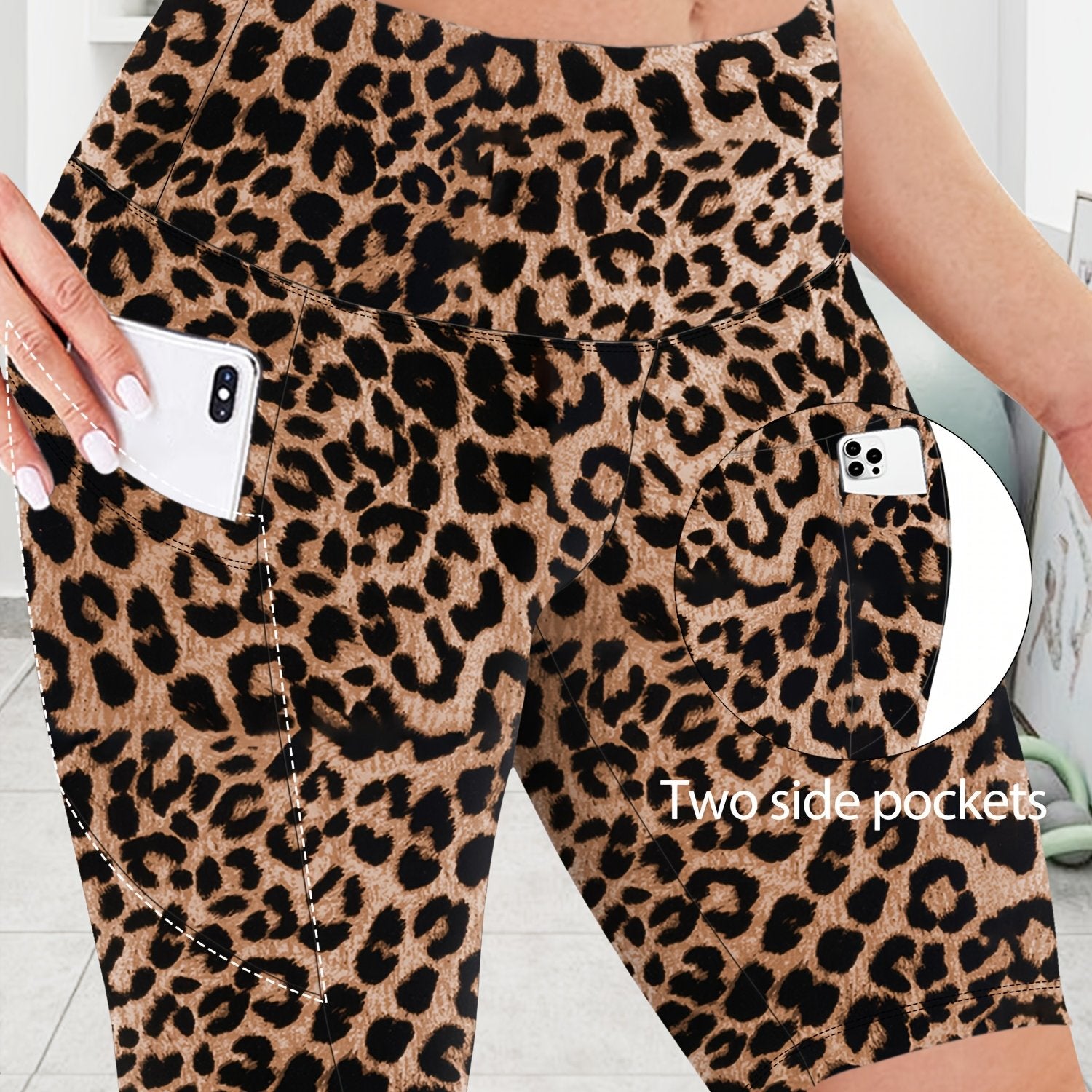 Plus Size Activewear Shorts Yoga Leggings Sports Summer Low Price