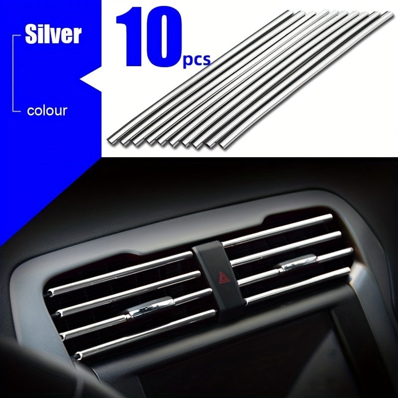 Universal Car Interior Air Conditioning Outlet Decorative Soft Strip