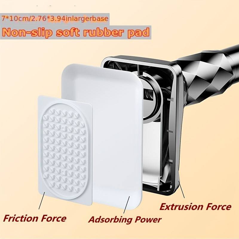 Contemporary Black Metal Spring Tension Rod for Windows, Closets, Bathrooms