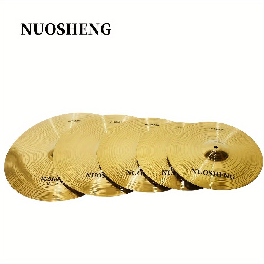 40.64 sm Sariq zanglamaydigan po'latdan yasalgan crash cymbal mashg'ulot va ijro uchun