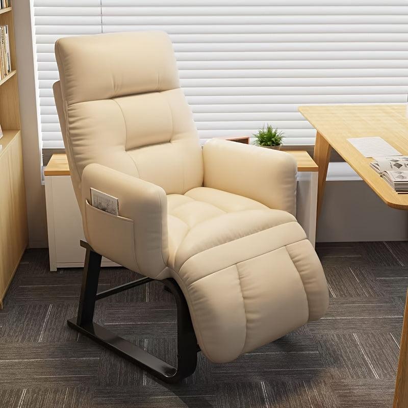 Эргономичное игровое кресло с регулируемой высотой, складным поролоновым наполнением, металлическим каркасом