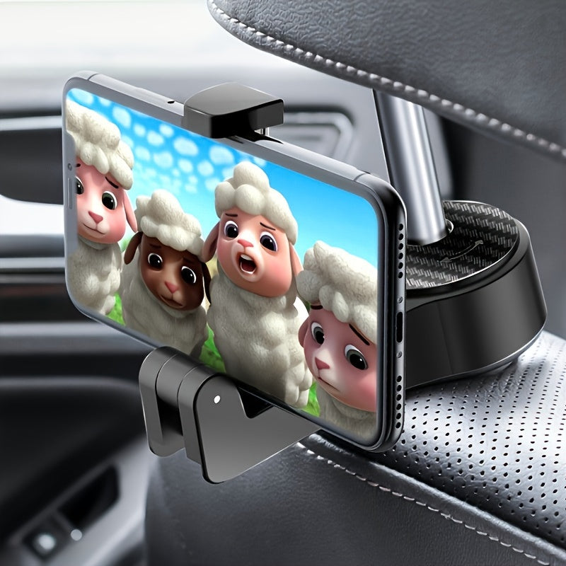 Gancho trasero universal para coche, soporte multiusos para teléfono en el respaldo del asiento