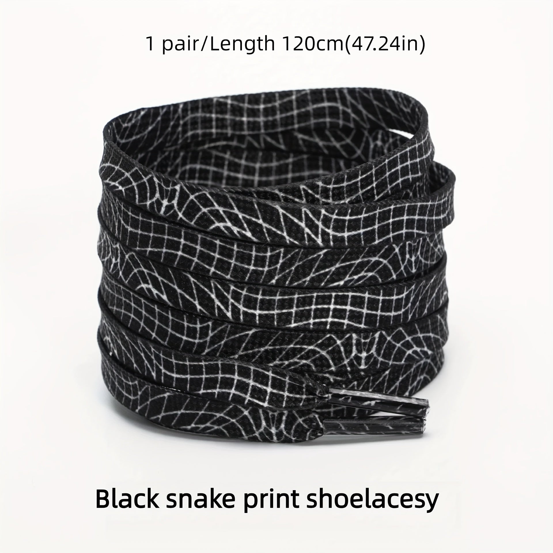 Unisex Polyester Spandex Animal Print Laces for Sneakers Casual Shoes