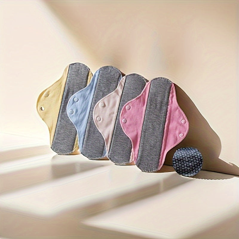 Adult Diaper Pads 4 Pack Breathable Waterproof Washable Leak-Proof with Snap Buttons