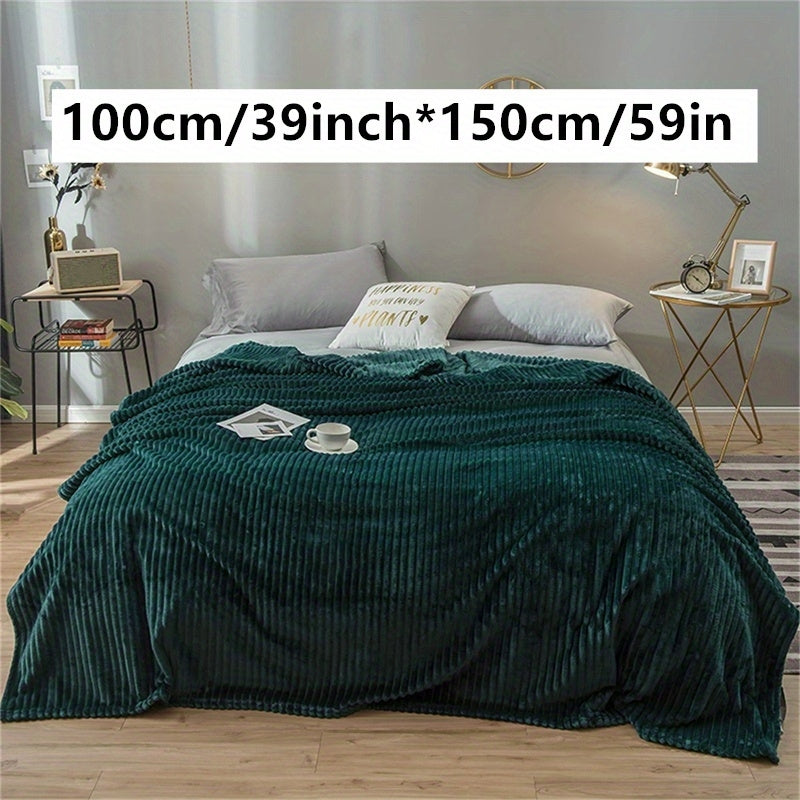 Faux Rabbit Fur Bed Blanket Soft Plush Throw for Bed Couch 50x60 Inches