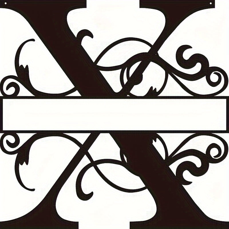 Personalized Metal Family Name Sign Wall Art for Front Entrance or Housewarming Gift