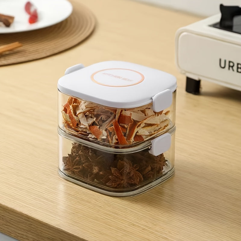 Stackable Airtight Food Storage Containers with Lids BPA-Free Kitchen Organizer