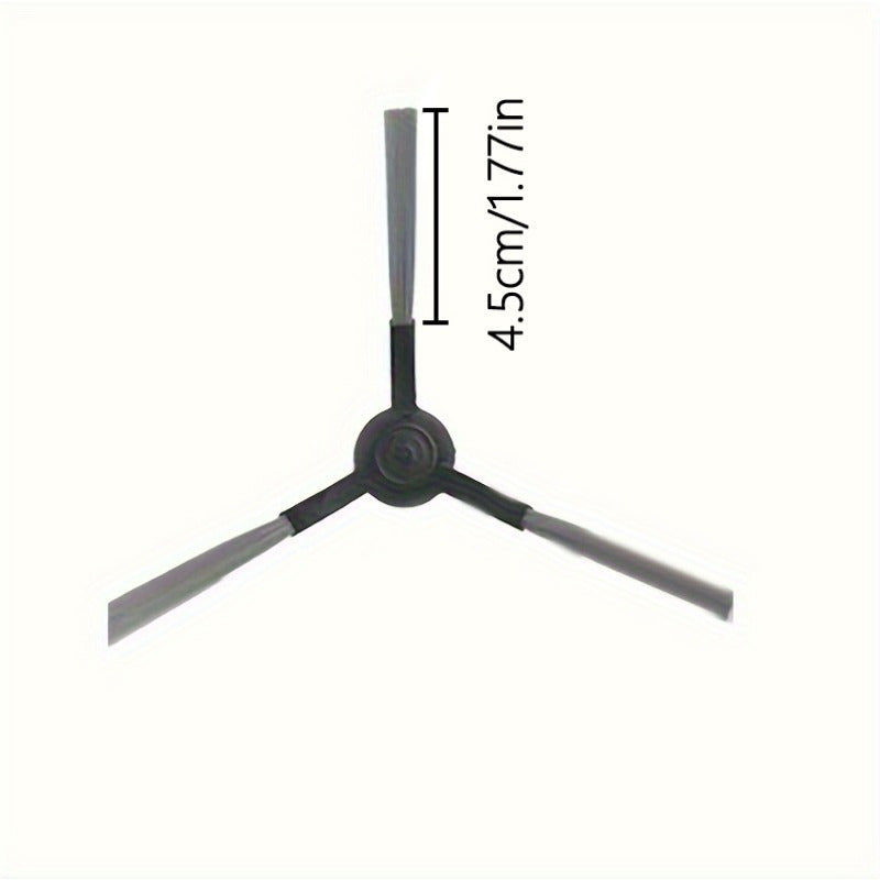 "Vakuum tozalagich aksessuarlar to'plami 4 ta - Xiaomi Mijia STYJ02YM, Conga 3490, Viomi V2 PRO, V-RVCLM21B bilan mos keladigan asosiy va yon cho'tkalar o'z ichiga oladi - Polni tozalash uchun uzoq muddatli plastikdan tayyorlangan."