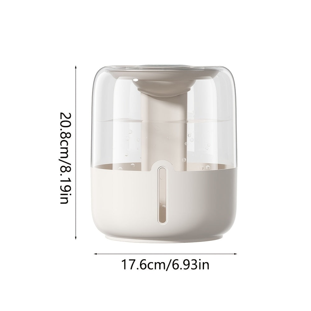 Dual Spray USB Humidifier with Digital Display for Home Office Bedroom