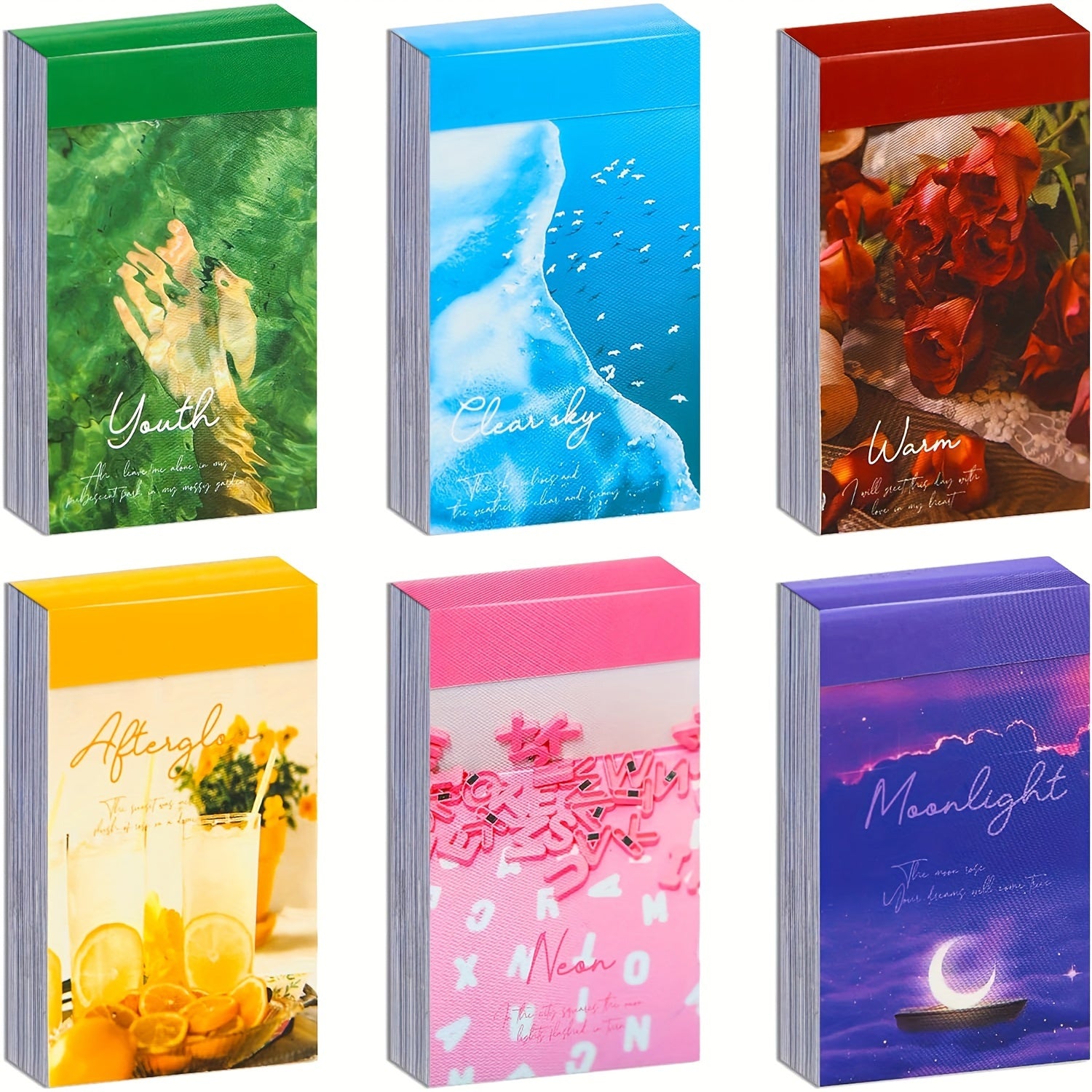 300-Piece Vintage Aesthetic Washi Stickers with Glitter Reusable Matte Finish for Scrapbooking Journaling and Crafts