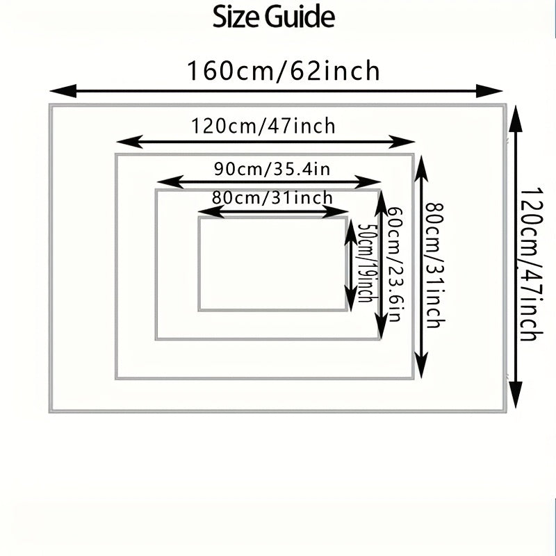 Velvet Indoor Outdoor Door Mat Non-Slip Backing Decorative Floor Mat for Entrance and Doors