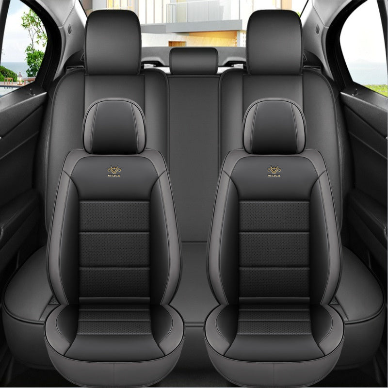 Universal Car Seat Covers Fit 5-Seater Vehicles Durable Easy Maintenance