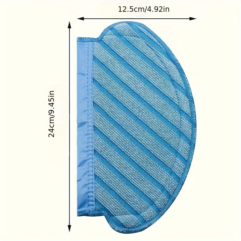Premium Microfiber Mop Pads for Robot Vacuum Floor Attachment Accessories Set
