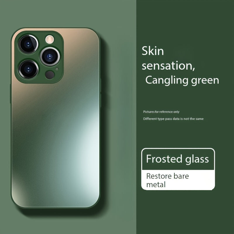 Frosted Glass Texture Phone Case for iPhone 11 12 13 14 15 Pro Max