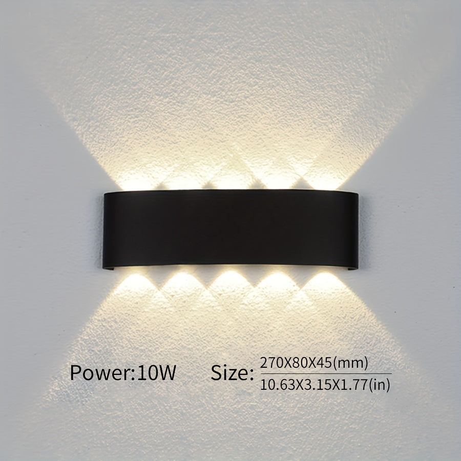 Wall Light with Adjustable Wattage 2W-10W for Indoor and Outdoor Use 85-265V