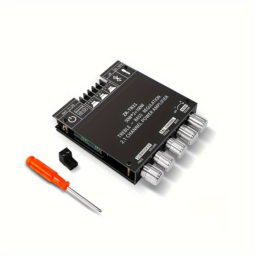 2.1 Channel Bluetooth Audio Amplifier Board 50W 100W Subwoofer Power Amplifier Module
