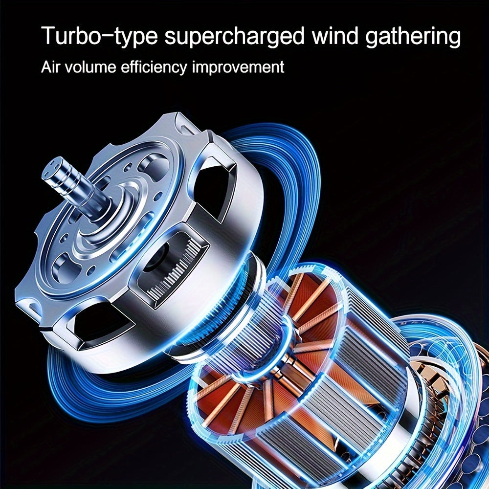 2024 Yangi Model Aqlli Moslashuvchan Bo'yin Ventilatori Type-C Tez Zaryadlash LED Ko'rsatuv Bladeless