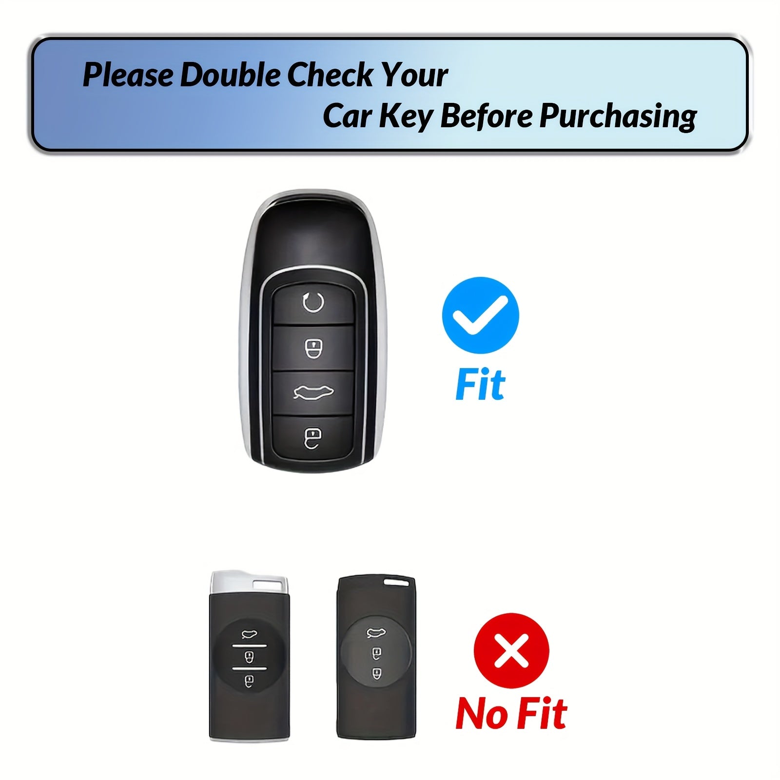 Car Key Fob Cover TPU Black Gold Pearl Protective Case for SUV