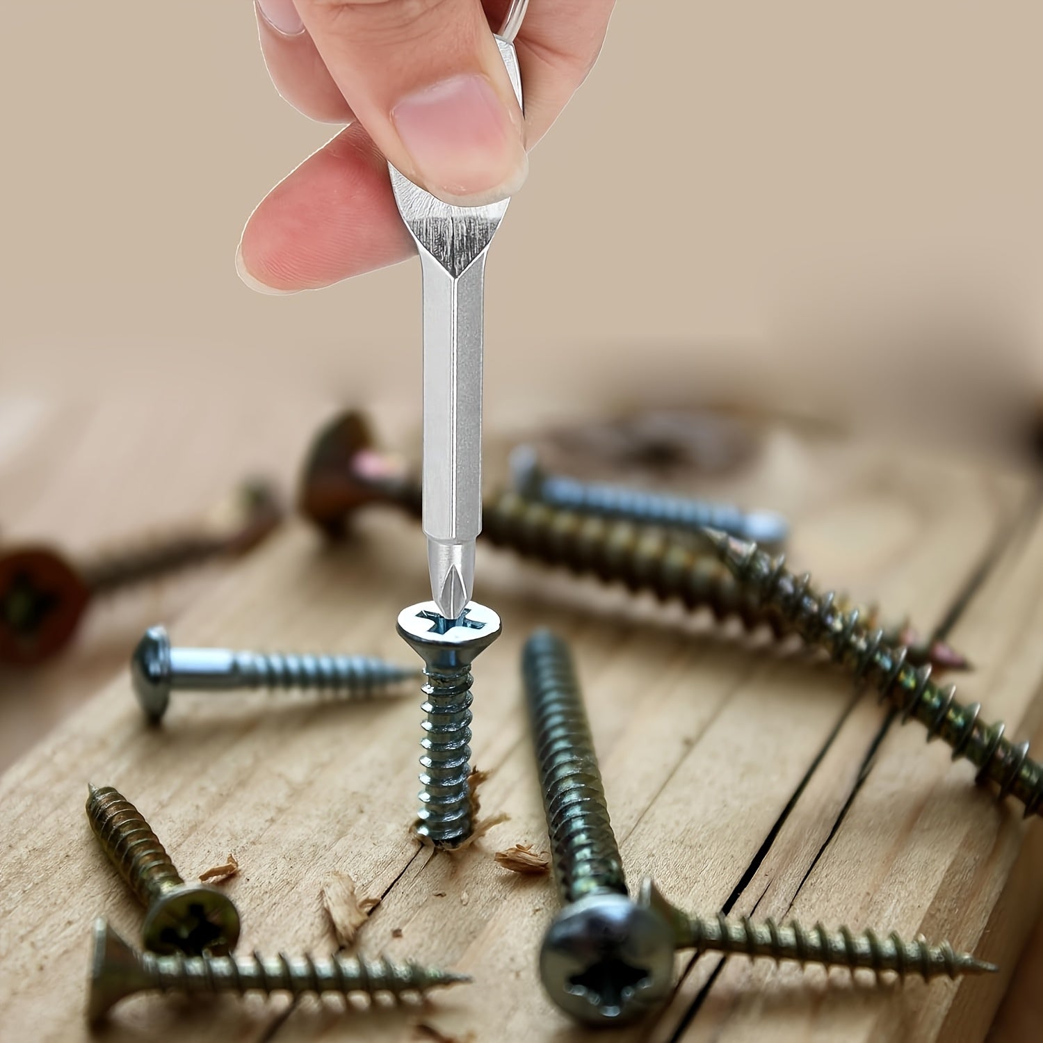 Mini Portable Screwdriver Set with Keychain Adjustable Metal Pocket Tool for Camping Car Bicycle